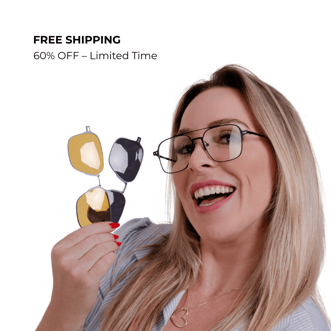3-in-1 Clip-On Glasses – Multi Lenses