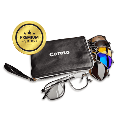 6-in-1 Clip-On Glasses Multi Lenses + Free Case