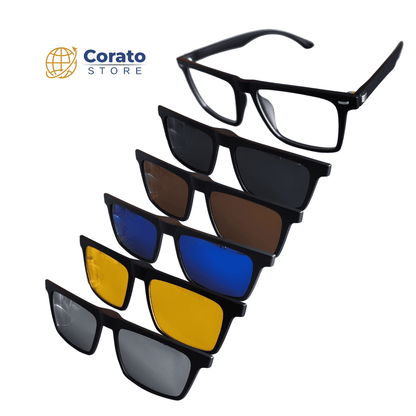 6-in-1 Clip-on Glasses Model Horizon