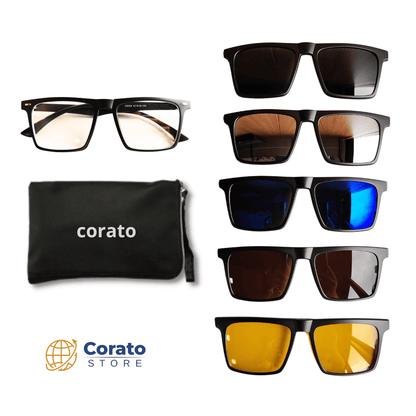6-in-1 Clip-on Glasses Model Horizon