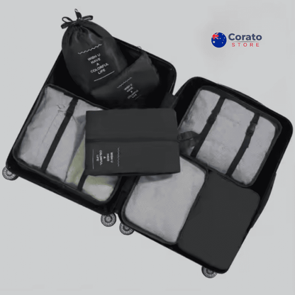 7-Piece Travel Bag Organiser Set + FREE SHIPPING