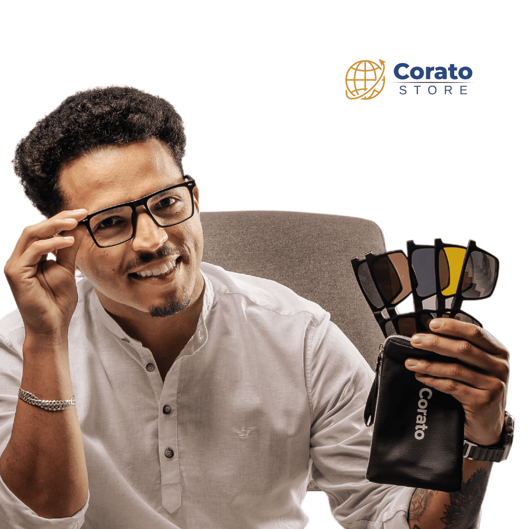 6-in-1 Clip-on Glasses Model Horizon