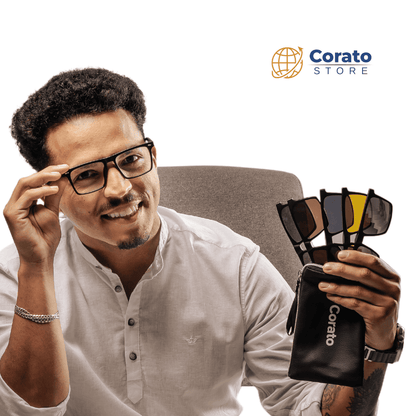 6-in-1 Clip-on Glasses Model Horizon