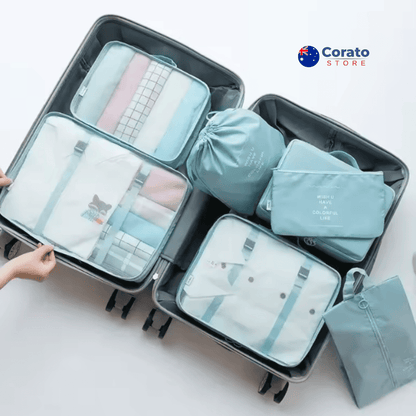 7-Piece Travel Bag Organiser Set + FREE SHIPPING