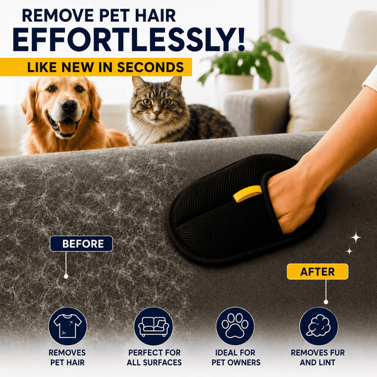 Reusable Pet Hair Removal Glove