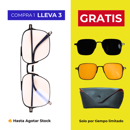 Gafas Multicolor 3 en 1 - COMPRA 1 LLEVA 3
