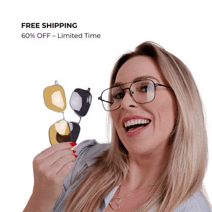 3-in-1 Clip-On Glasses – Multi Lenses