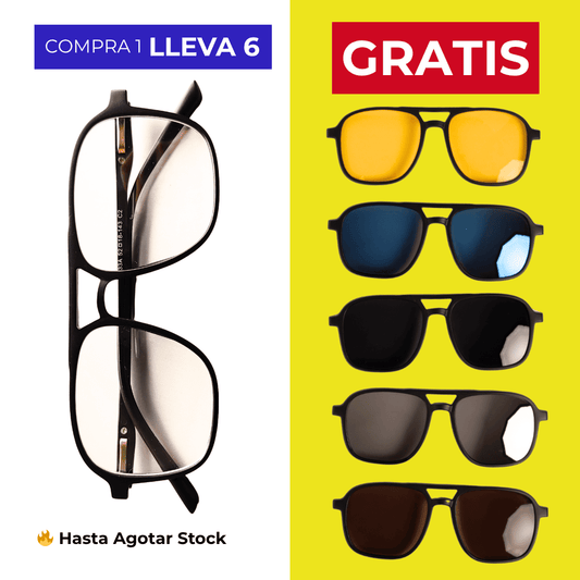 Gafas Multicolores 6 en 1 - COMPRA 1 LLEVA 6