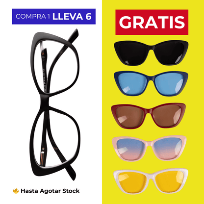 Gafas Multicolores 6 en 1 - COMPRA 1 LLEVA 6