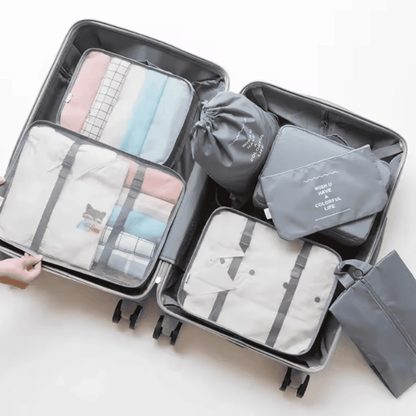 7-Piece Travel Bag Organiser Set