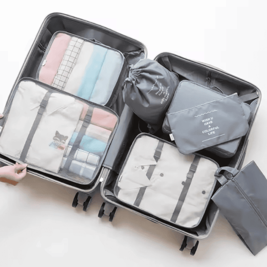 7-Piece Travel Bag Organiser Set